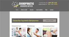 Desktop Screenshot of chiropracticparistexas.com