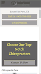 Mobile Screenshot of chiropracticparistexas.com